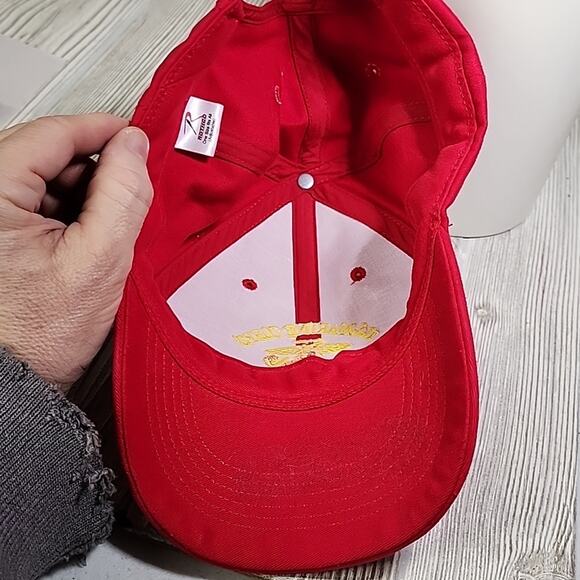 Rothco U.S. Marine Corps Adjustable Red Hat - Picture 5 of 6